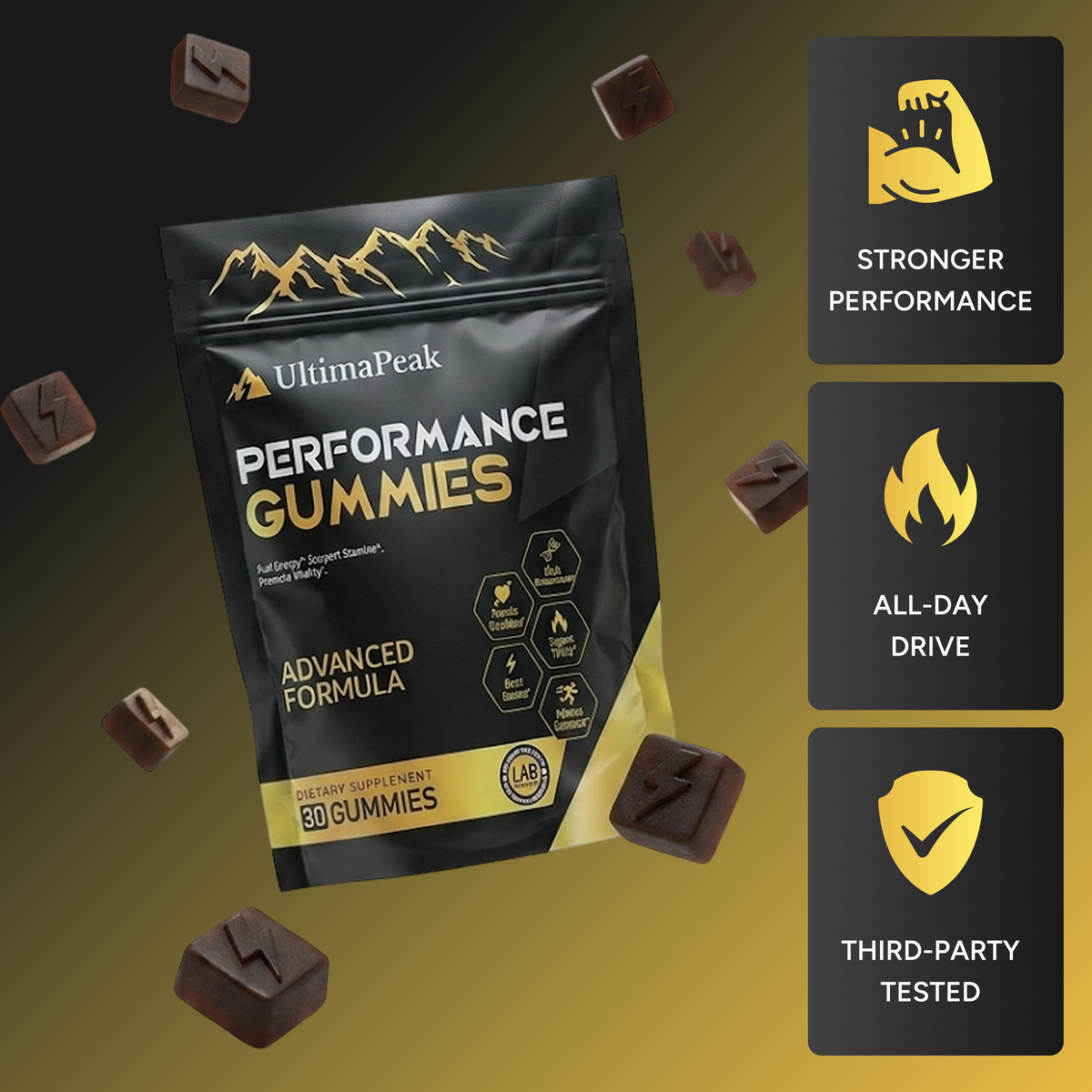 UltimaPeak Intimacy Gummies for Men