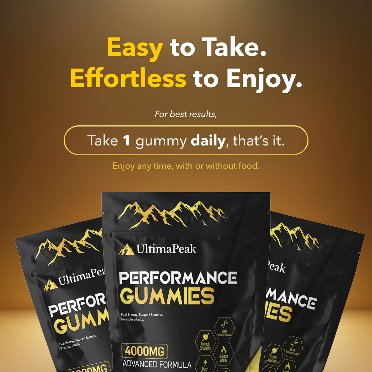 ULTIMAPEAK™ Performance Gummies – Now 6-in-1 Support (SALE)