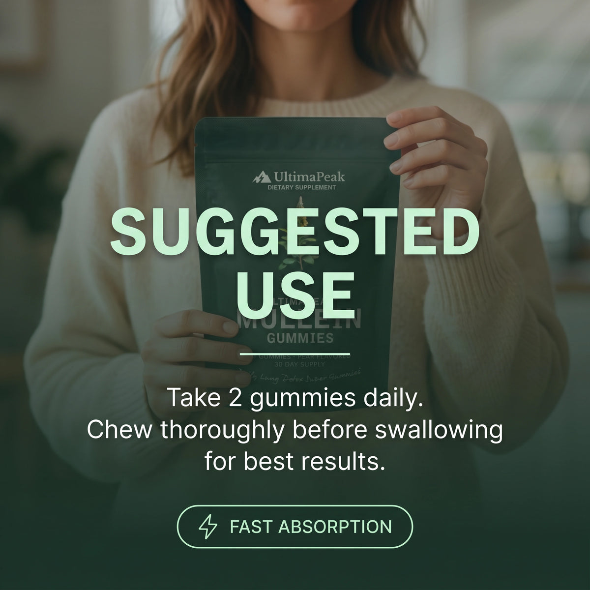 New Maximum Potency Mullein Gummies For Smokers | UltimaPeak®