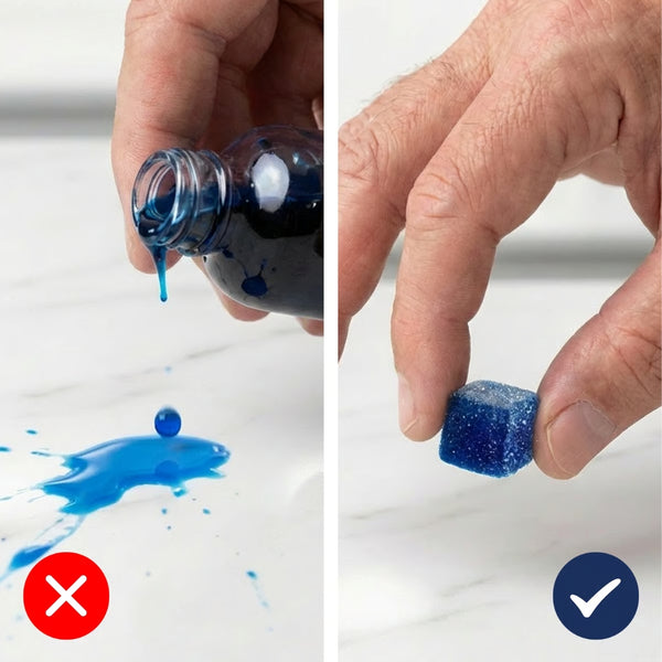 6. No Messy Blue Stains (The Gummy Advantage)