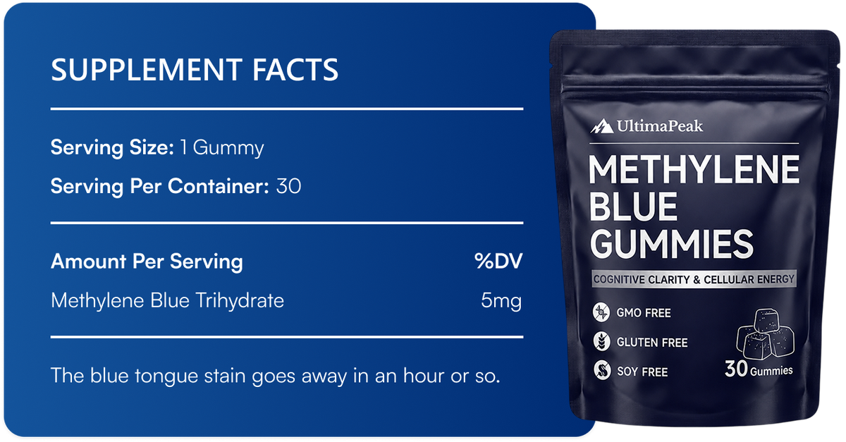 Supplement facts and product image